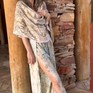 Capa oval de tejido de punto